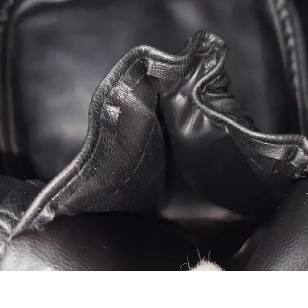 CHANEL COCO MARK MATTELLASSE LEATHER VANITY BAG TO CROSS BODY